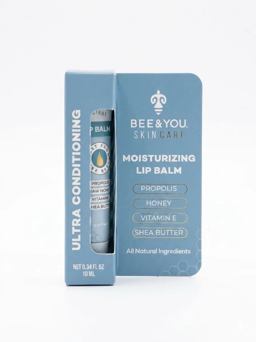 Natural Lip Moisturizer with Honey and Propolis | BEE & YOU from Khalidiya Honey